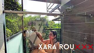 I had sex with my stepmom in outdoor shower