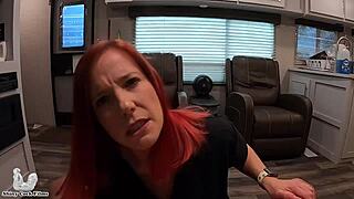 Step Sister-In-Law Visits for Shiny Cock Fun