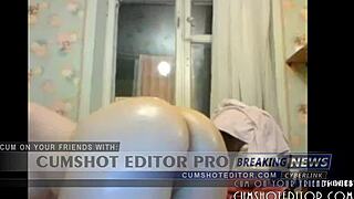 young webcam teen with great tits part1