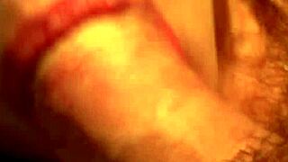 Grandpopz Licks Young Shaved Brunette's Cock Intensely