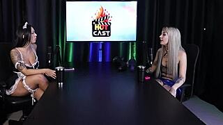 i sent a message and went to record with a dwarf actor and my first scene was anal - kyra sheer red