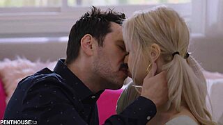 Chloe Surreal, big-boobed teen, gags on stepdad's dick at PenthouseGold