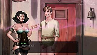 Sexy slut takes cum in mouth on busy street