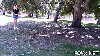 Naughty babe prepares for intimate encounter