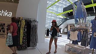 emotional blowjob session in fitting room with sasha bikeyeva