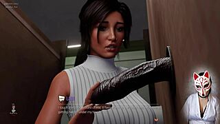 Lara Croft In Adventures Episode 4 Makes Big Black Cock Cum