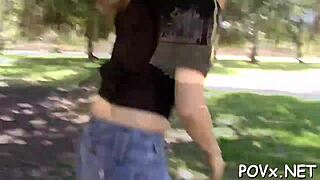 Naughty babe prepares for intimate encounter