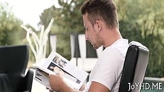 Cock Rams Teen Slit and Asshole in Rough Play