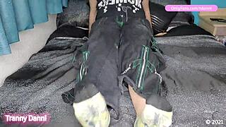 emo goth skater foot domination with danni