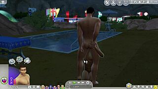 el sim hetero sucumbe a la tentacion