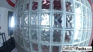 Christy Dahlia And Ivan In Hot Shower Fun?