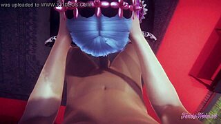 Rem From Re Zero Gives Uncensored POV Blowjob