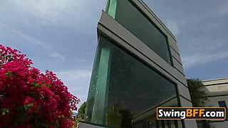 Horny swingers fun in the sun