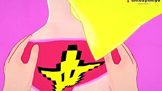 Peach gives blowjob in POV