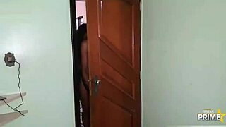 Latina brunette's big ass sucked and fucked by monster cock