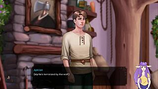 Feeling the legend in anime time with big tits blonde milf.