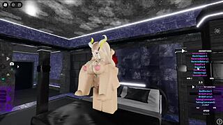 Blonde Succubus Enjoying Cat Boy Dick