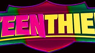 Petite Teen Thief Learns Hard Lesson From Burglar