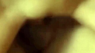 redhead's shaved pussy squirts jets wildly