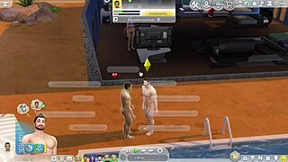 el sim hetero sucumbe a la tentacion