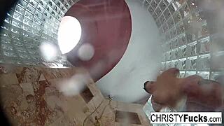 Christy Dahlia And Ivan In Hot Shower Fun?