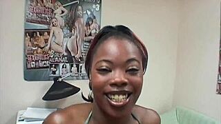 Ebony Amateurs Explore Shaved Pussy And Cumshot In Interracial Scene