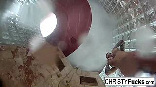 Christy Dahlia And Ivan In Hot Shower Fun?