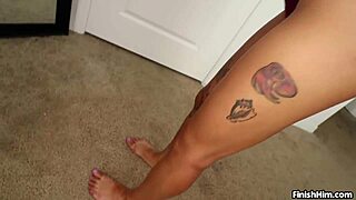 i play with pussy and give handjob to big cock