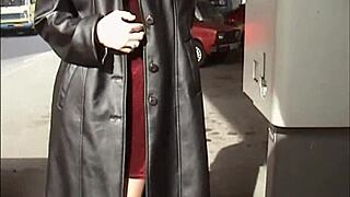 Nasty Brunette Gets Wet In Public Exposure