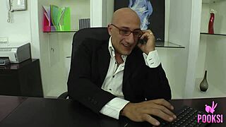 Big Booty Secretary Sandra W Gets Ass Packed Doggy Style