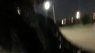 Crossdresser In Latex Uses Vibrator Outdoors In Public – Risky Sex Adventure