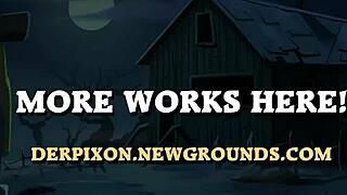 What a mystery bang in this cartoon orgy!