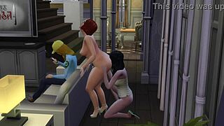 teen joins family orgy, cuckolded by old lesbian cumshot.