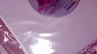 Using a clear binder as latex for wild college tribute. Who knew this could get so steamy?