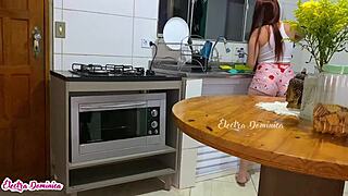 latina maid's big ass tempts horny homeowner