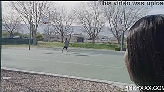 Love and basketball size tits featuring Ebony Mystique.