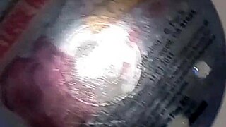 Using a clear binder as latex for wild college tribute. Who knew this could get so steamy?