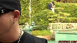 Lielani gets out of control dancing with frat boys for a wild party birthday striptease and outdoor screw and facial