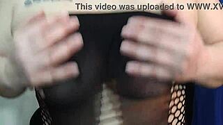 natural big boobs joi countdown with kyra hellfire teasing her tits