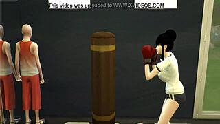 Chichi gets anal fucked by Roshi's big cock in Dragon Ball porn