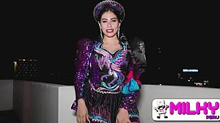 Milf caught dancing as caporal cachera bitch in public outdoor riding session