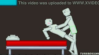 Watch them have sex in People Playground, missionary style!