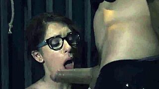 Gangbang Crew Targets Cute Teen in Glasses for Hardcore Domination