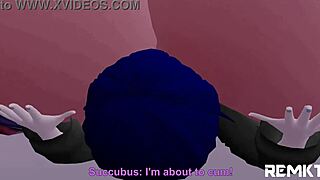 Watch this MMD giantess face sit and insert huge cock in bedroom