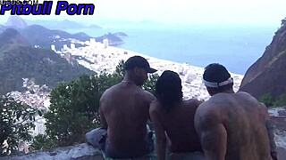 I hiked with friends in Rio de Janeiro