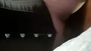 A cute model dressed miniskirt dances and wanks using a huge butt plug in a solo dildo sex video
