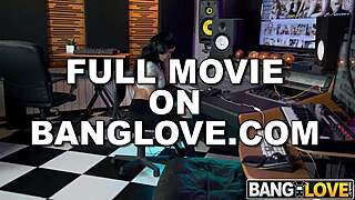 Russian brunette Crystal Rush in missionary, cowgirl, and group banging.