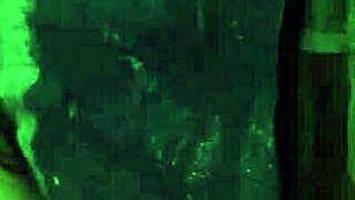 husband fucks neighbor on staircase outdoors while wife rests