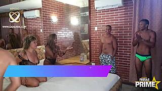 Bela India Prime in Gangbang with Big Cock Friends