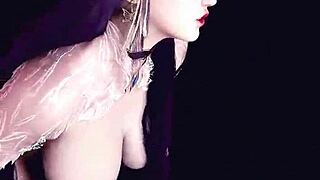 VAM3D HMV riding a huge cock with her big tits bouncing!